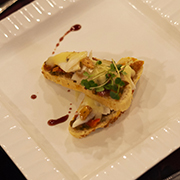 Tosta de bacalao a la riojana